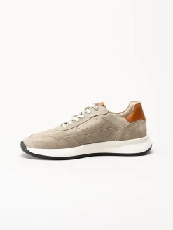 Ambitious - Beige sneakers i mocka