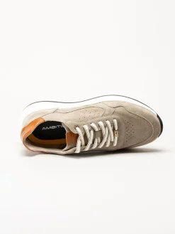Ambitious - Beige sneakers i mocka