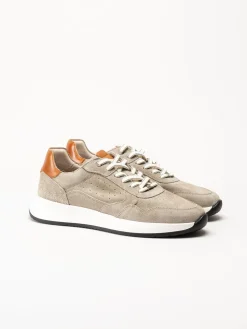 Ambitious - Beige sneakers i mocka