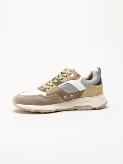 Ambitious - Bruna sneakers i mocka och skinn