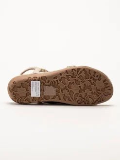 Andrea Conti - Guldiga t-sleif sandaler