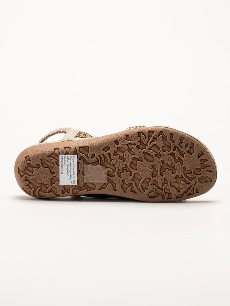 Andrea Conti - Guldiga t-sleif sandaler