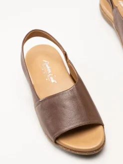 Andrea Conti - Mörkbruna sandaler