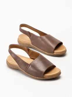 Andrea Conti - Mörkbruna sandaler