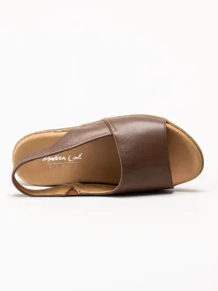Andrea Conti - Mörkbruna sandaler