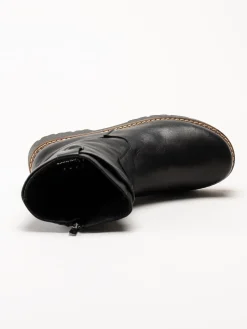 Andrea Conti - Svarta boots i skinn