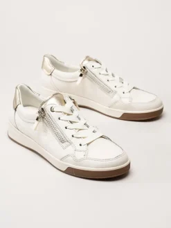 Ara - Rom - Off white sneakers i skinn
