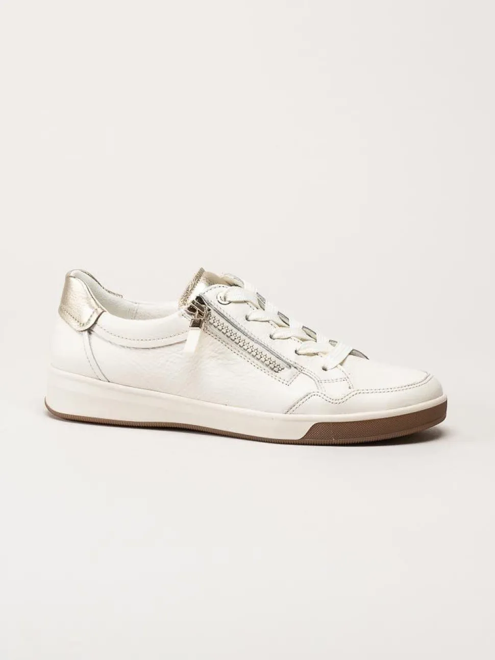 Ara - Rom - Off white sneakers i skinn
