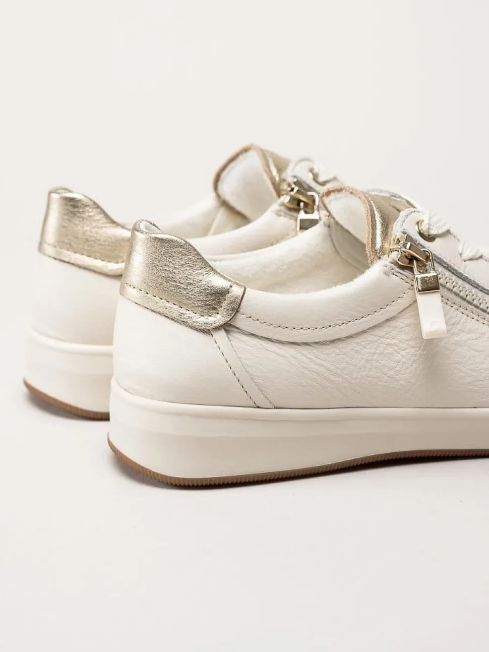 Ara - Rom - Off white sneakers i skinn