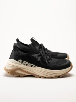 ARKK Copenhagen - Waste Zero Black - Svarta sportiga sneakers