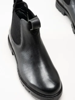 Axelda - Treviso WP - Svarta chelsea boots i skinn