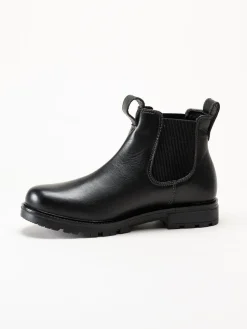 Axelda - Treviso WP - Svarta chelsea boots i skinn