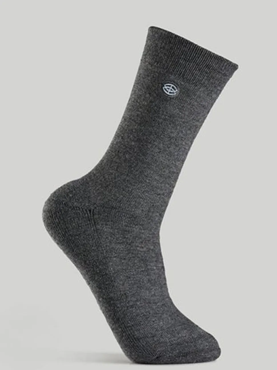 Bambusa - Vit Tennis-socka med två svarta ränder