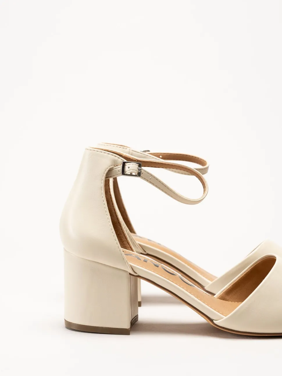 Bianco - Biadevived - Offwhite pumps i skinnimitation
