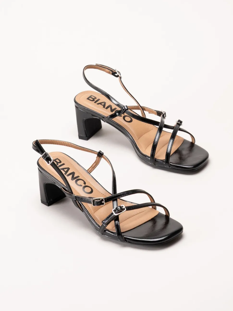 Bianco - Biadina Strappy - Svarta sandaletter