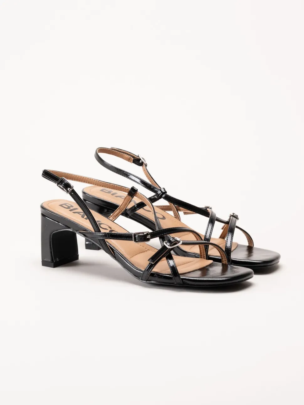 Bianco - Biadina Strappy - Svarta sandaletter