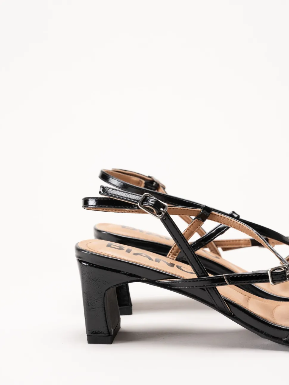 Bianco - Biadina Strappy - Svarta sandaletter