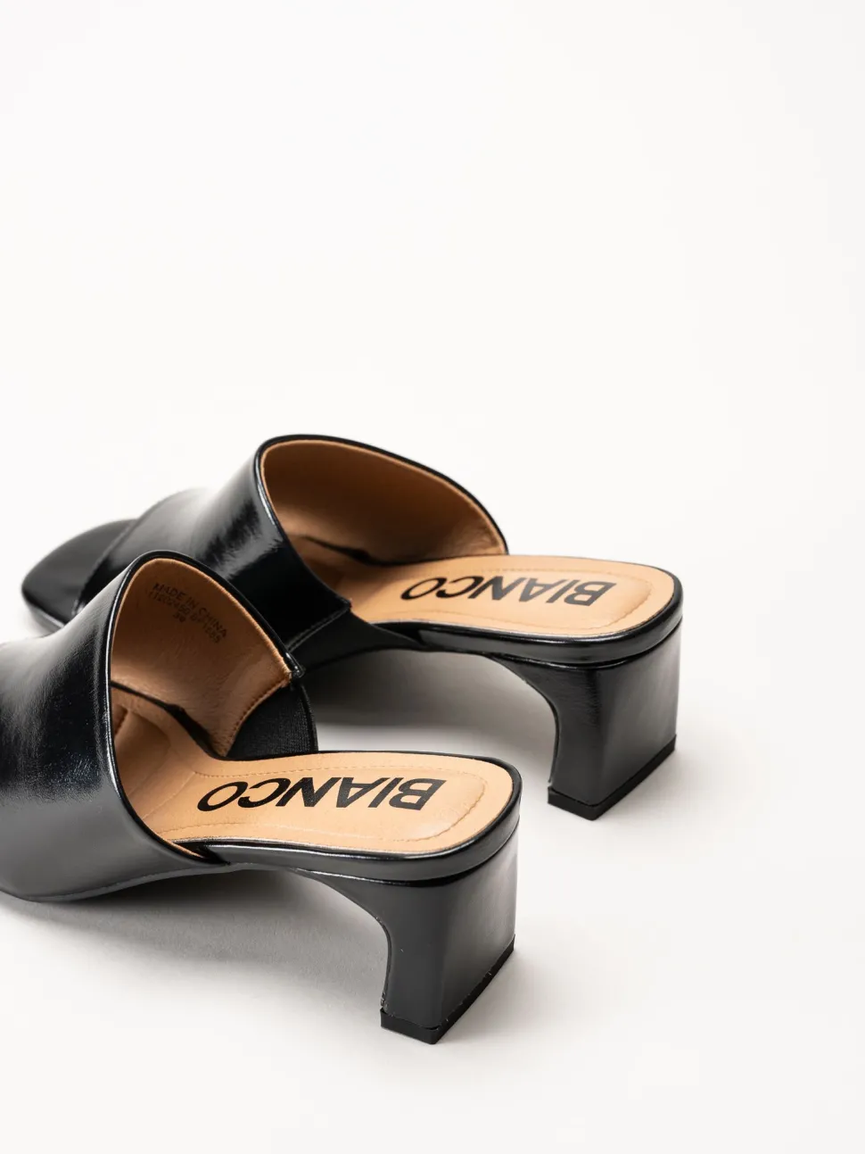 Bianco - Biadina - Svarta mules