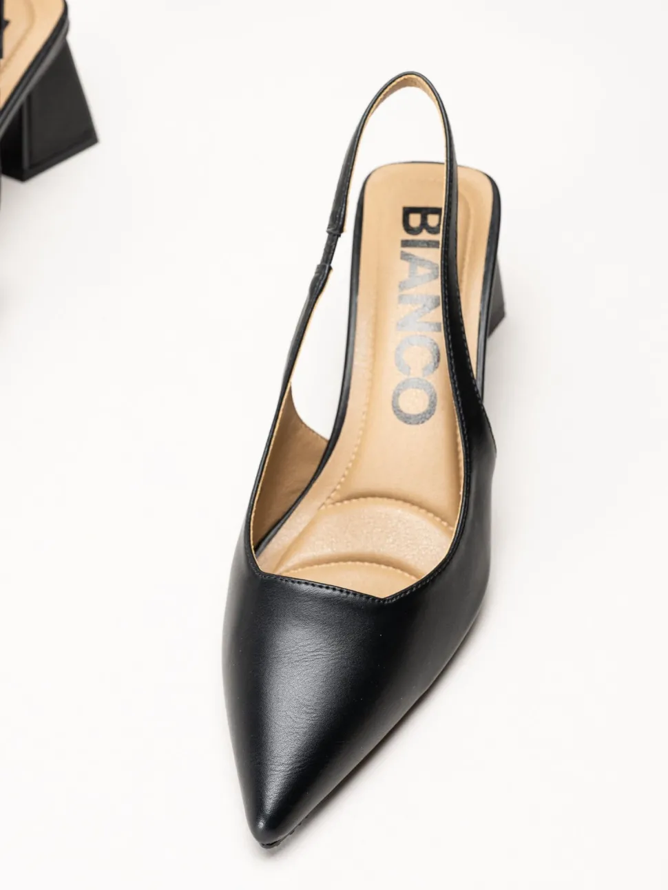 Bianco - Biamaralyn - Svarta slingback pumps