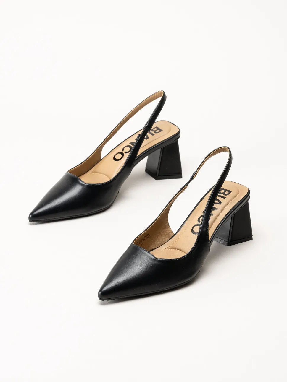 Bianco - Biamaralyn - Svarta slingback pumps
