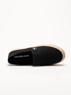 Calvin Klein - JAVI 1T - Svarta slip on espadrillos