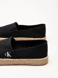 Calvin Klein - JAVI 1T - Svarta slip on espadrillos