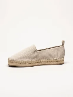 Calvin Klein - Oblique AOP - Beige espadrillos