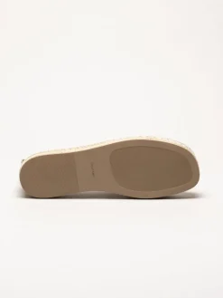 Calvin Klein - Oblique AOP - Beige espadrillos