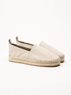 Calvin Klein - Oblique AOP - Beige espadrillos