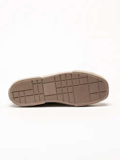 Calvin Klein - Vulc Low Laceup Aop - Beige sneakers i canvas