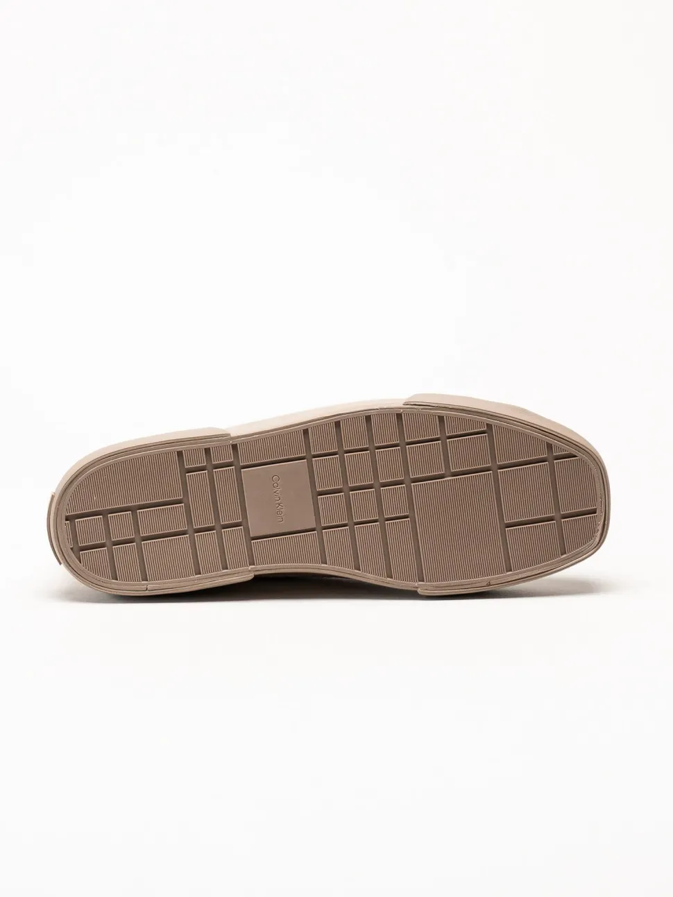 Calvin Klein - Vulc Low Laceup Aop - Beige sneakers i canvas