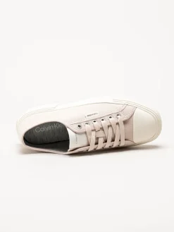 Calvin Klein - Vulc Low Lace Up - Rosa sneakers i canvas