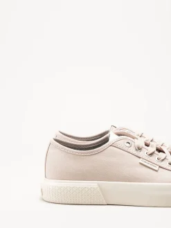Calvin Klein - Vulc Low Lace Up - Rosa sneakers i canvas