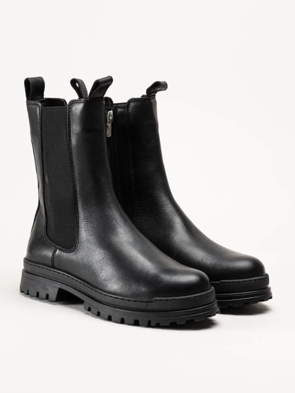 Canada Snow - Carlyle - Svarta chelsea boots med utfällbara broddar
