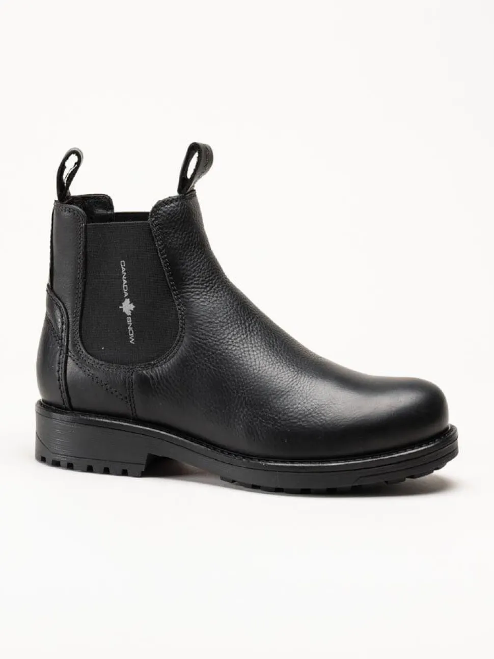 Canada Snow - Dawis - Svarta chelsea boots i skinn