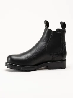 Canada Snow - Dawis - Svarta chelsea boots i skinn