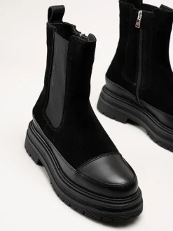Canada Snow - Mount Caia - Svarta boots i mocka
