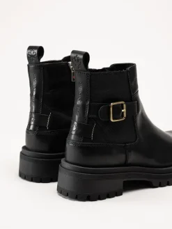 Canada Snow - Mount Essa - Svarta boots i skinn