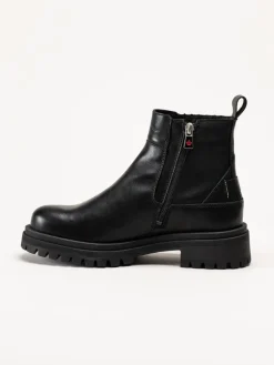Canada Snow - Mount Essa - Svarta boots i skinn