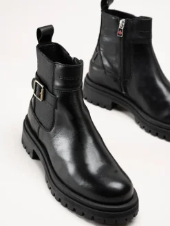 Canada Snow - Mount Essa - Svarta boots i skinn