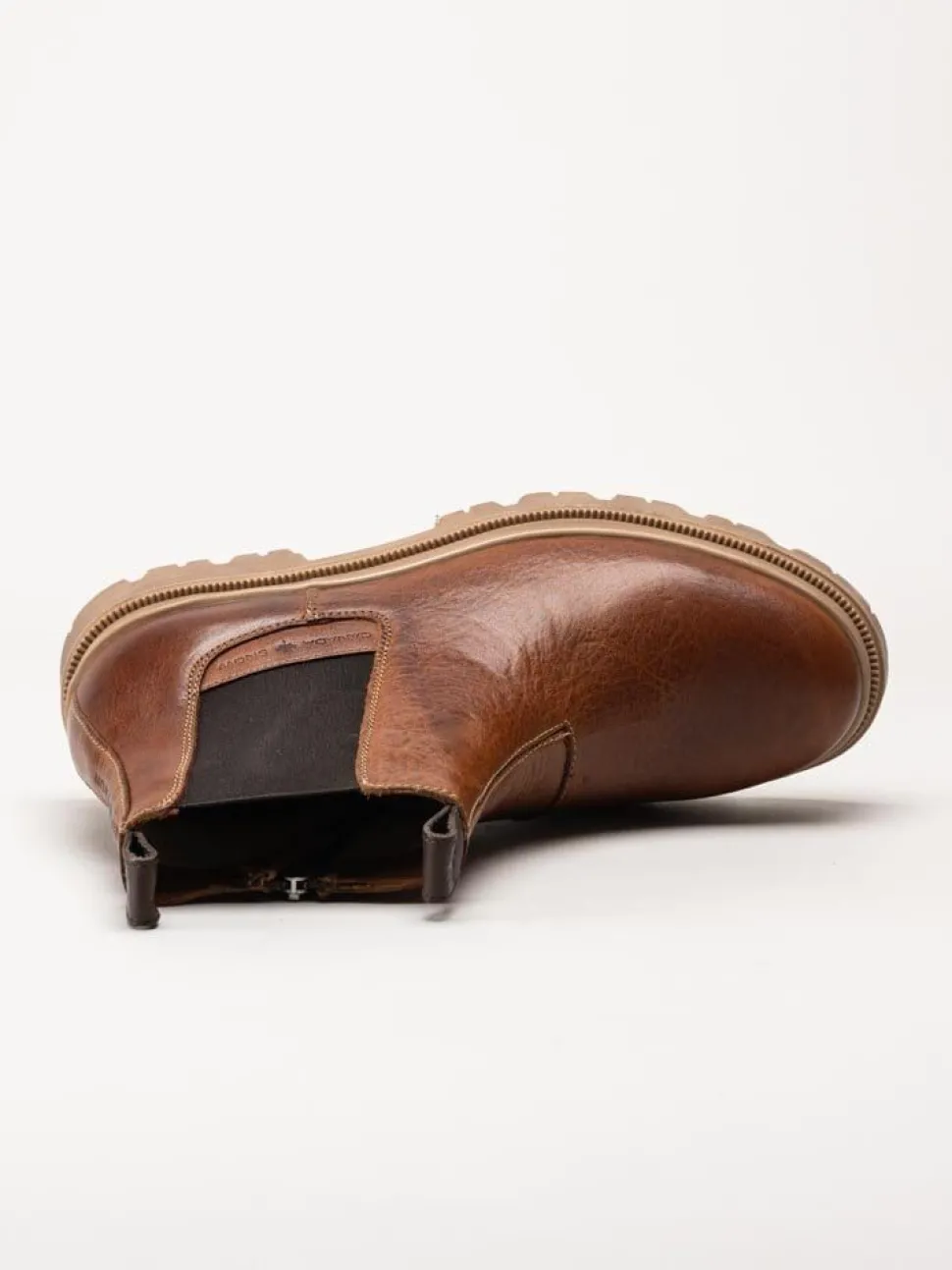 Canada Snow - Mount Hektor - Ljusbruna chelsea boots i skinn