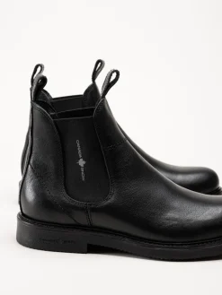 Canada Snow - Mount Marc - Svarta chelsea boots i skinn