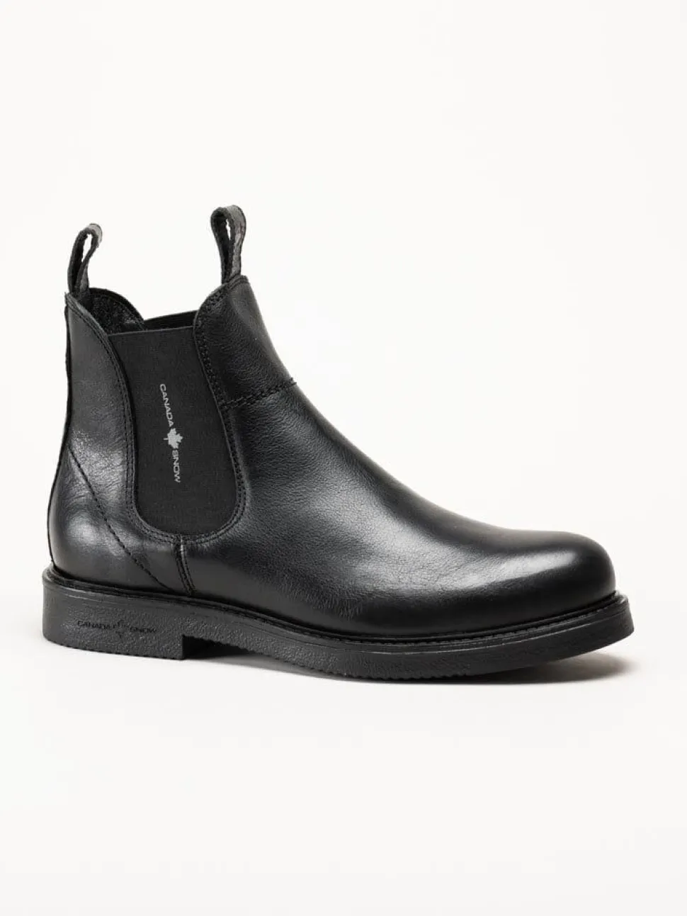Canada Snow - Mount Marc - Svarta chelsea boots i skinn