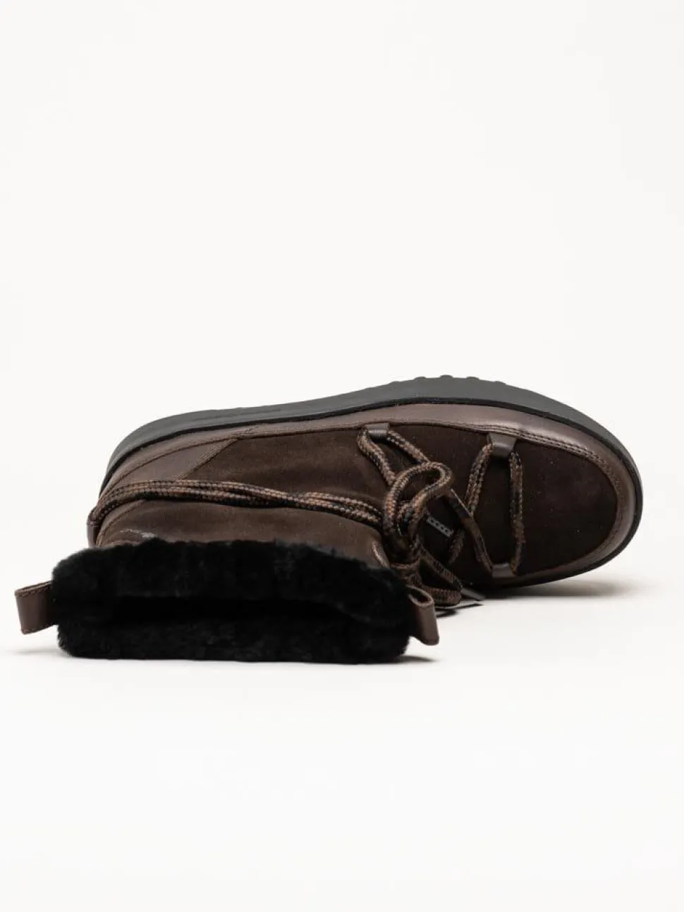Canada Snow - Mount Marty - Bruna boots i mocka med fårskinnsfoder
