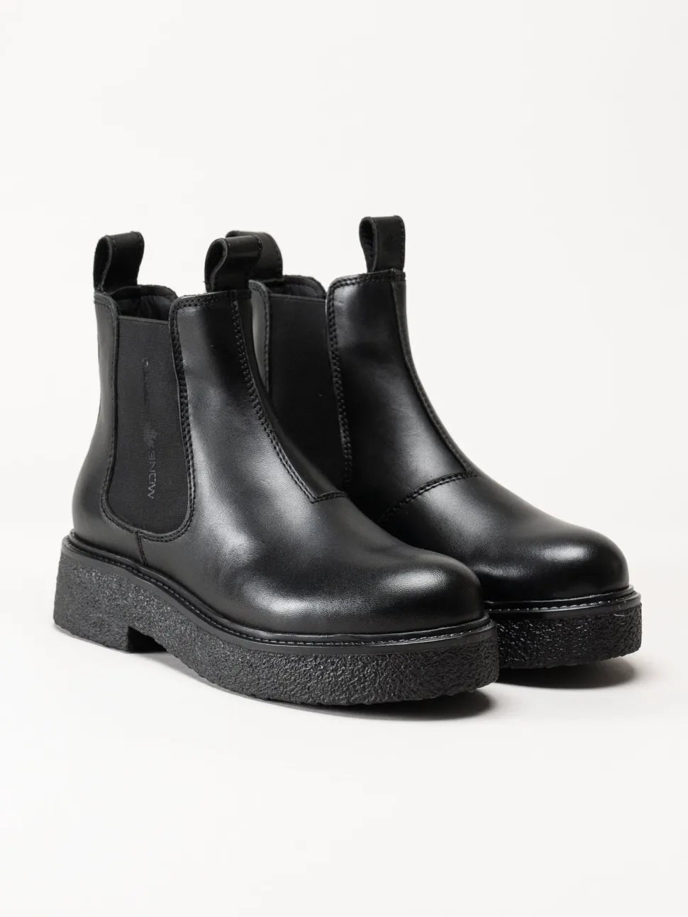 Canada Snow - Mount Vail Lea - Svarta ullfodrade boots i skinn