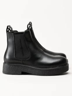 Canada Snow - Mount Vail Lea - Svarta ullfodrade boots i skinn