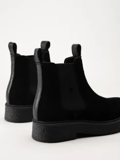 Canada Snow - Mount Vail - Svarta chelsea boots i mocka