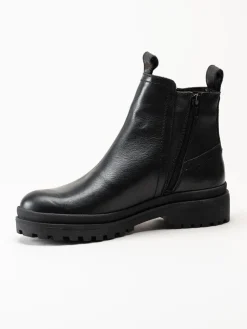 Canada Snow - Mount Verdi - Svarta chelsea boots i skinn