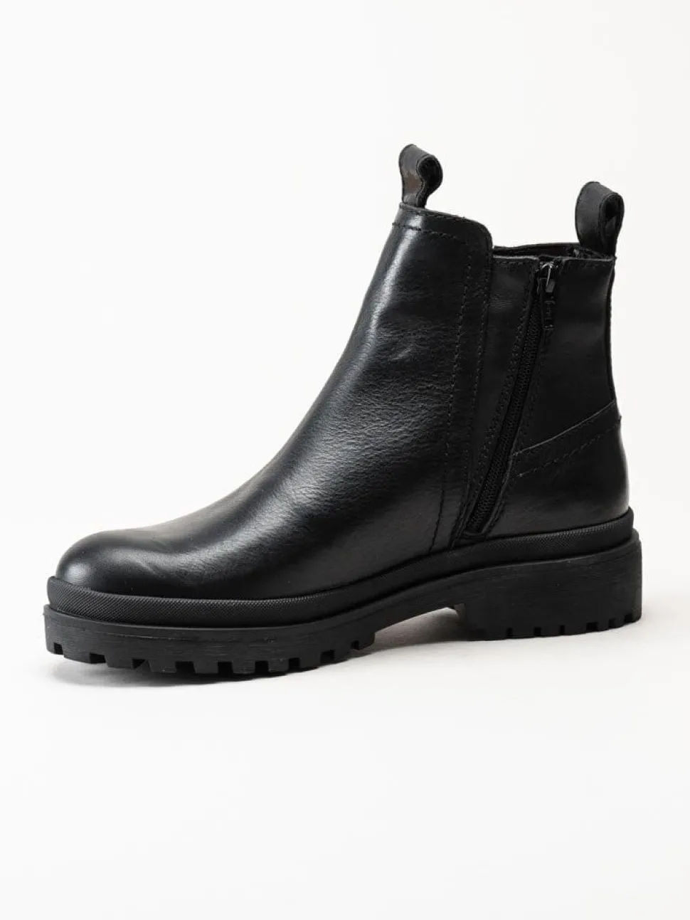 Canada Snow - Mount Verdi - Svarta chelsea boots i skinn