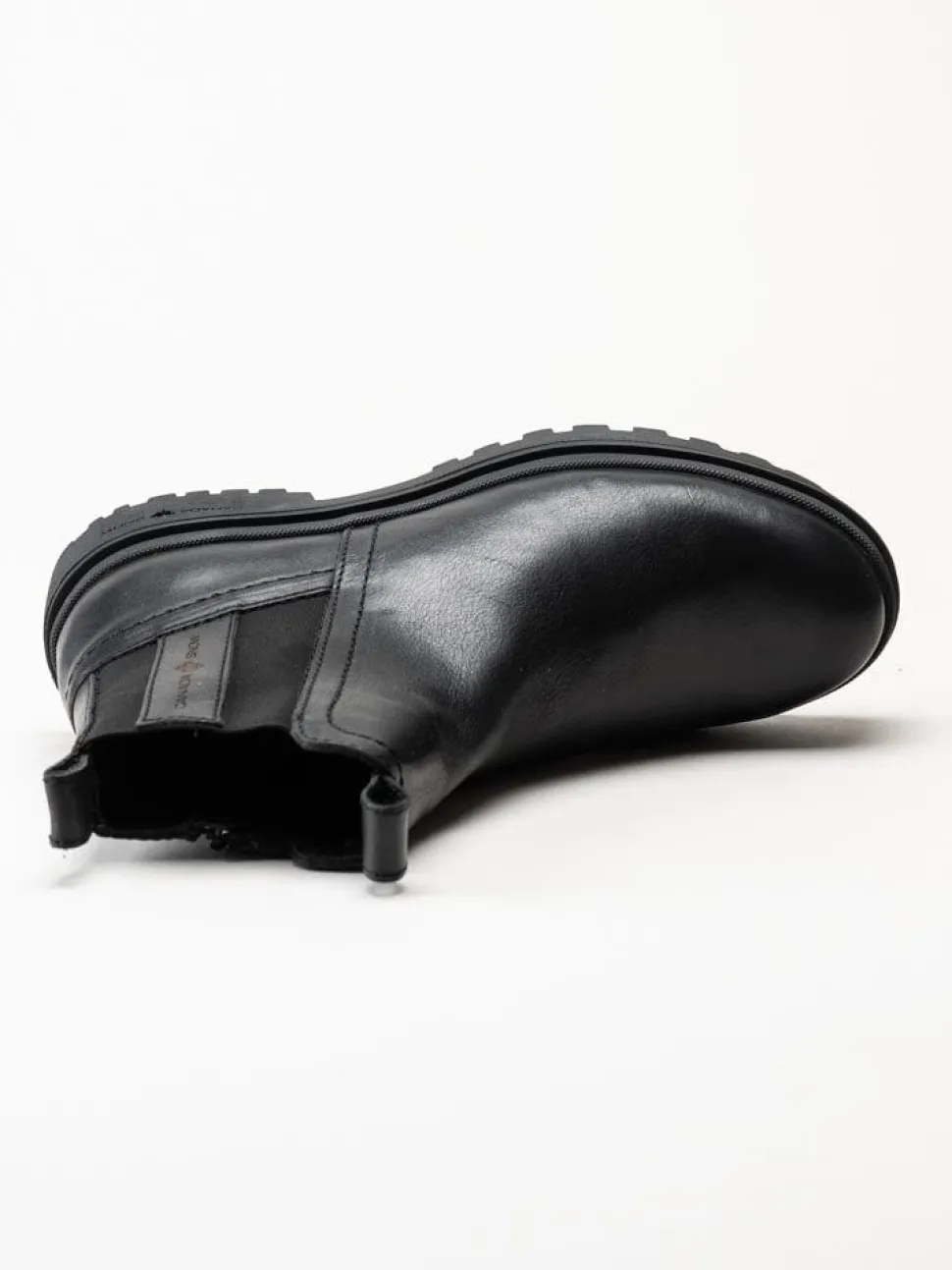 Canada Snow - Mount Verdi - Svarta chelsea boots i skinn